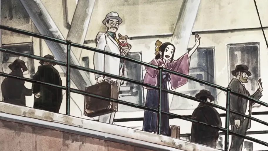 动画电影《绽放的巴黎之星》公开绿黄色社会「风に乗る」合作音乐影像