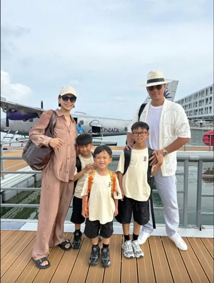 TVB视后疑再传喜？宽松衣服难掩小腹微隆，已育三子本人未回应