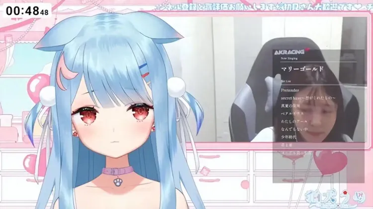 日本VTuber狛犬梅直播意外露脸，网友热议事故与状态