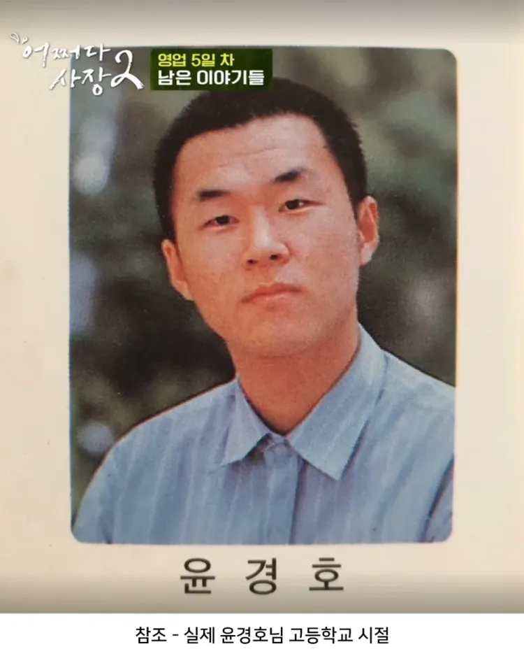 尹敬浩高中毕业照
