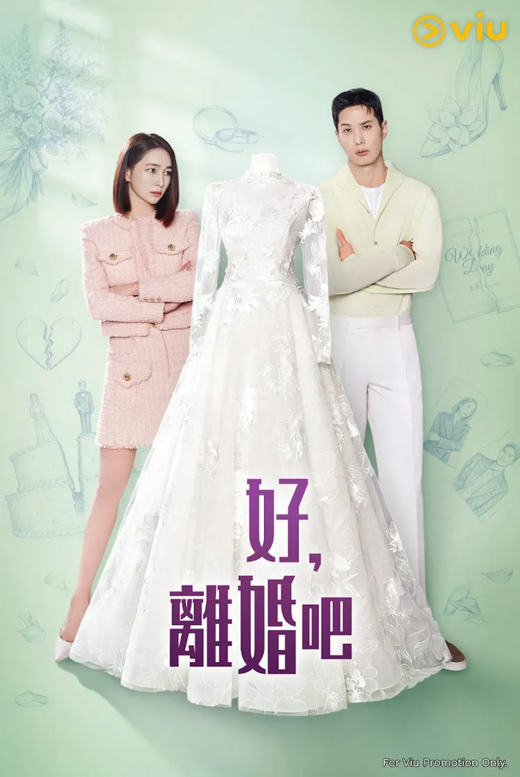 《好,离婚吧》改编自金贤京作家同名小说,故事围绕著婚纱店共同代表白美英(李珉廷饰) 与池元浩(金知硕饰)结婚7年,女方因为公司与家庭的双重压力下疲惫不堪,最终提出离婚的故事。
