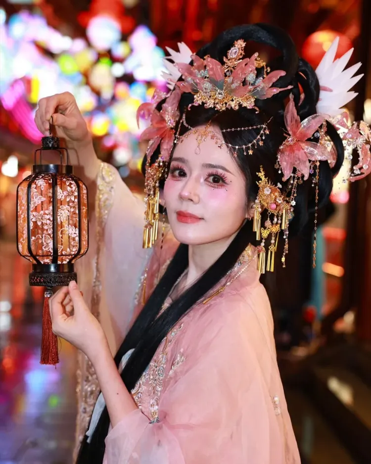 韩佳人晒出网红妆写真成品