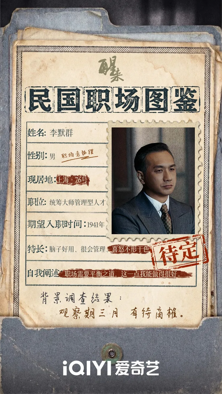《醒来》演员开系图