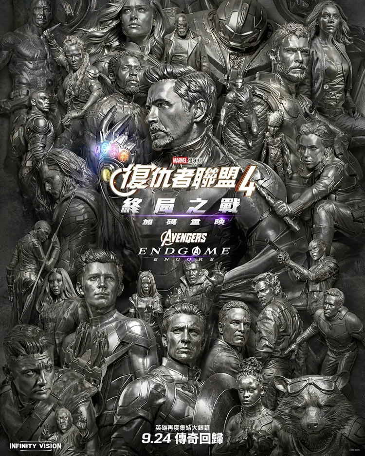 《复仇者联盟4:终局之战 加码重映》海报