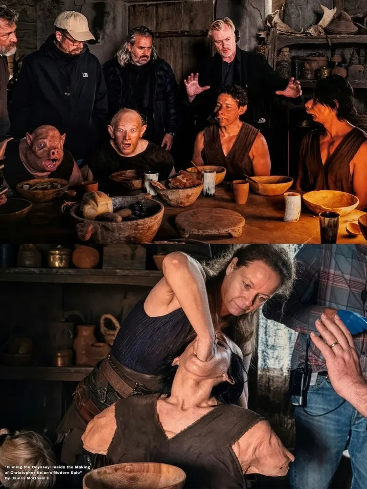 除了靠木偶及机械装置,Samantha Morton的演技都是一个不能忽视的亮点。(《Filming The Odyssey: Inside the Making of Christopher Nolan's Modern Epic》)