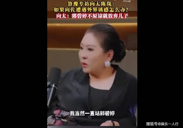 向太节目聊家事惹毛向佐，自曝亲儿子是背锅侠，为儿媳撑腰，向佐忍无可忍