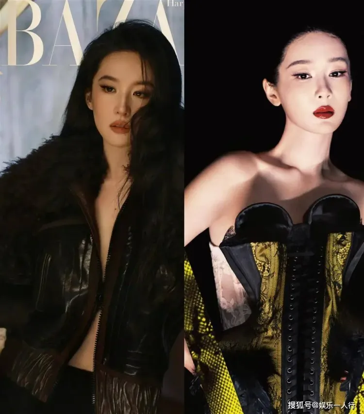 刘亦菲杨紫同月出刊金九封面引关注