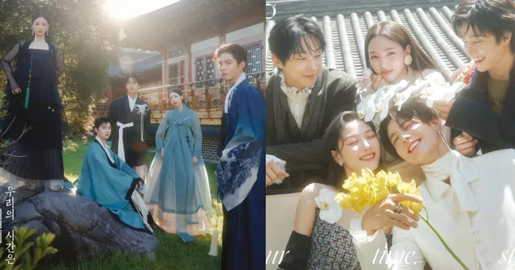 朴宝剑、金裕贞等《云画的月光》主演合体拍10周年画报