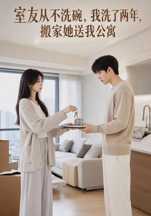 室友从不洗碗，我洗了两年，搬家她送我公寓