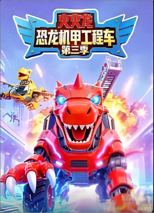 火火龙恐龙机甲工程车第3季