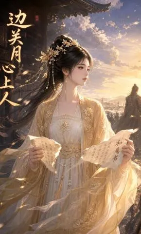 边关月，心上人