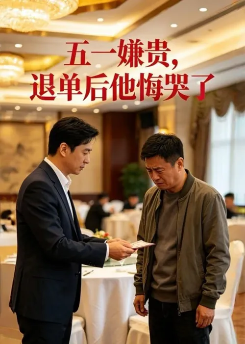 五一嫌贵，退单后他悔哭了